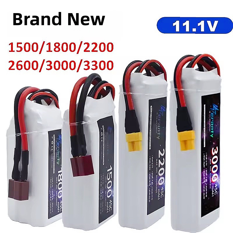 Drone Battery Li-Ion - Batterie LiPo 11.1V 3S 1500mah 1800mAh
